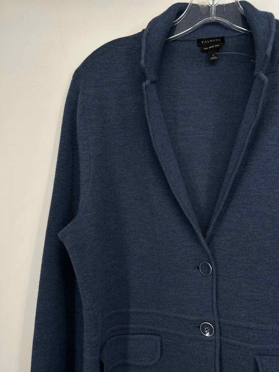Talbots Size L Blue Blazer