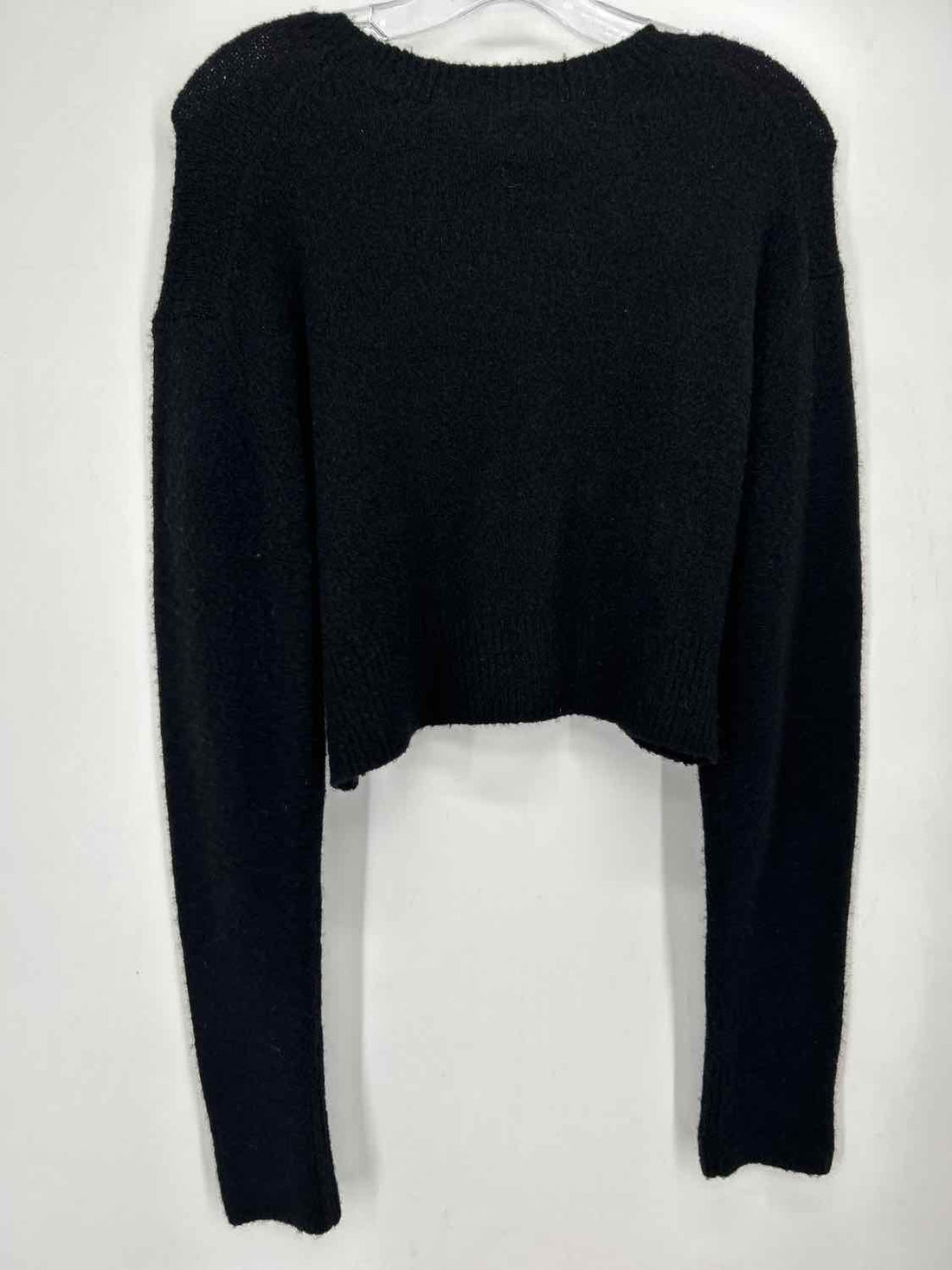 All Saints Size M Black Wool Blend Sweater