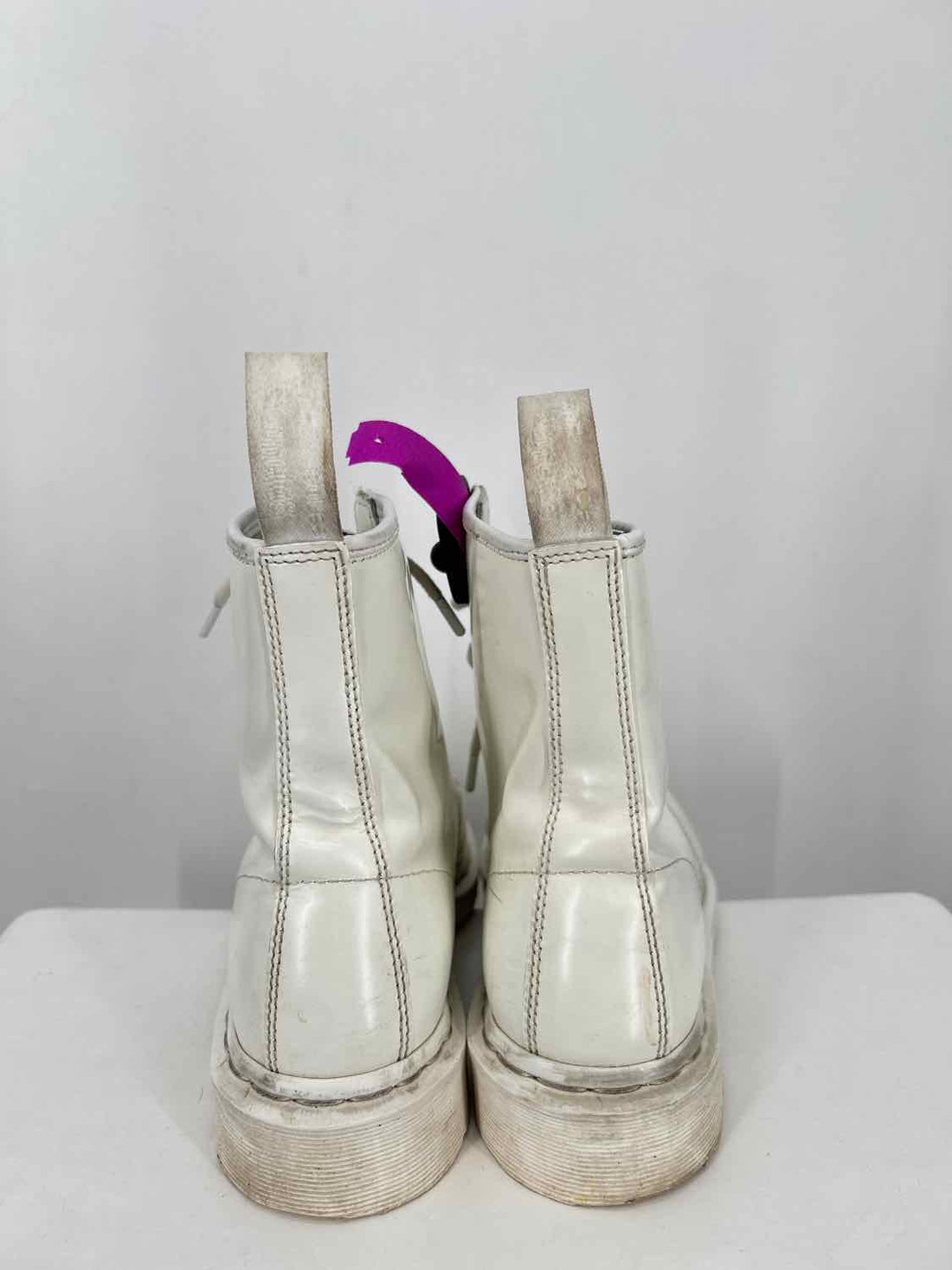Dr. Martens Women Size 9 White As Is Combat Boot