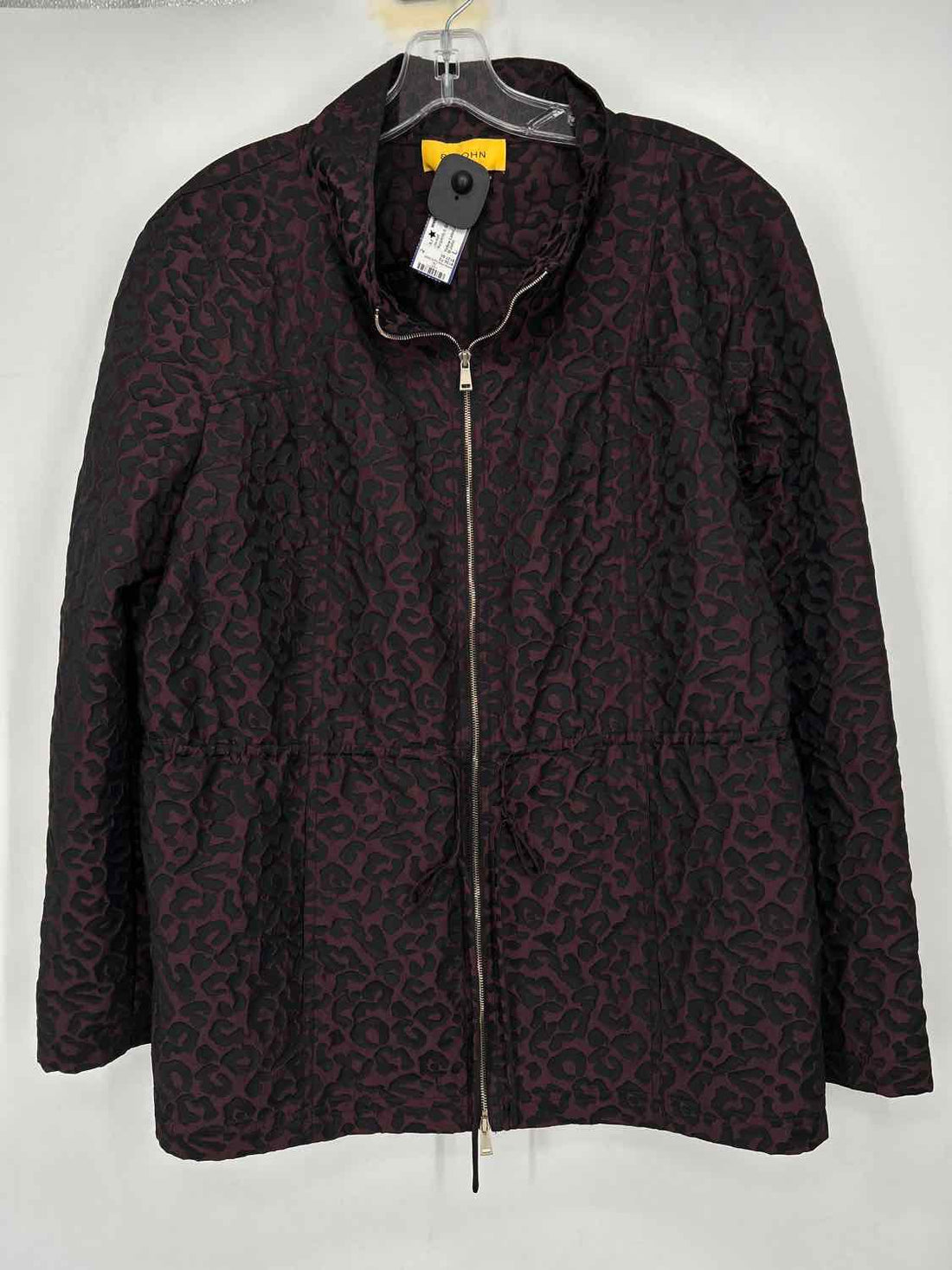 St John Size L Burgandy & Black Jacket