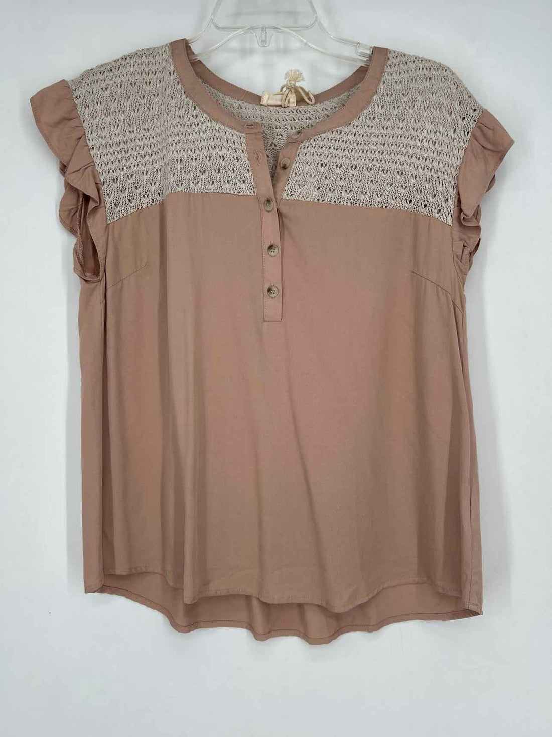 Hem & Thread Size S Blush NWT Short Sleeve