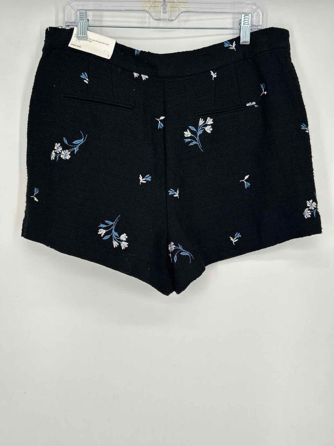 Ann Taylor Size 14 Black Floral Embroidered NWT Shorts