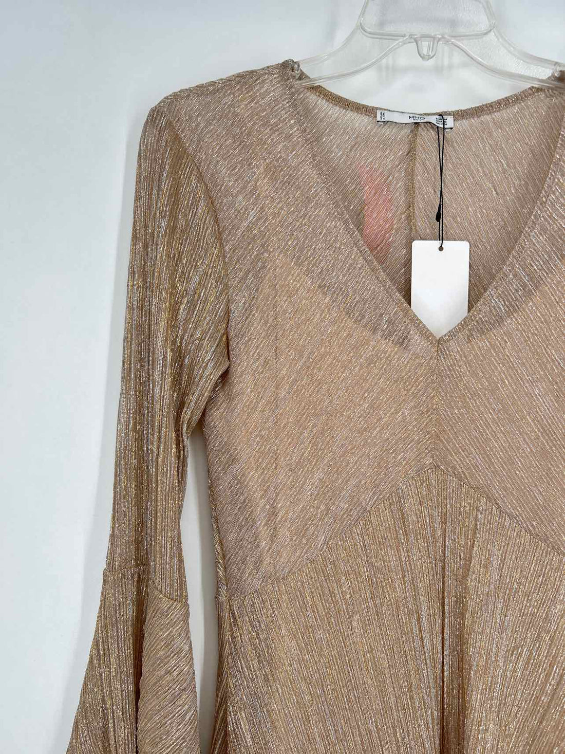 MNG Size S Gold NWT Dress