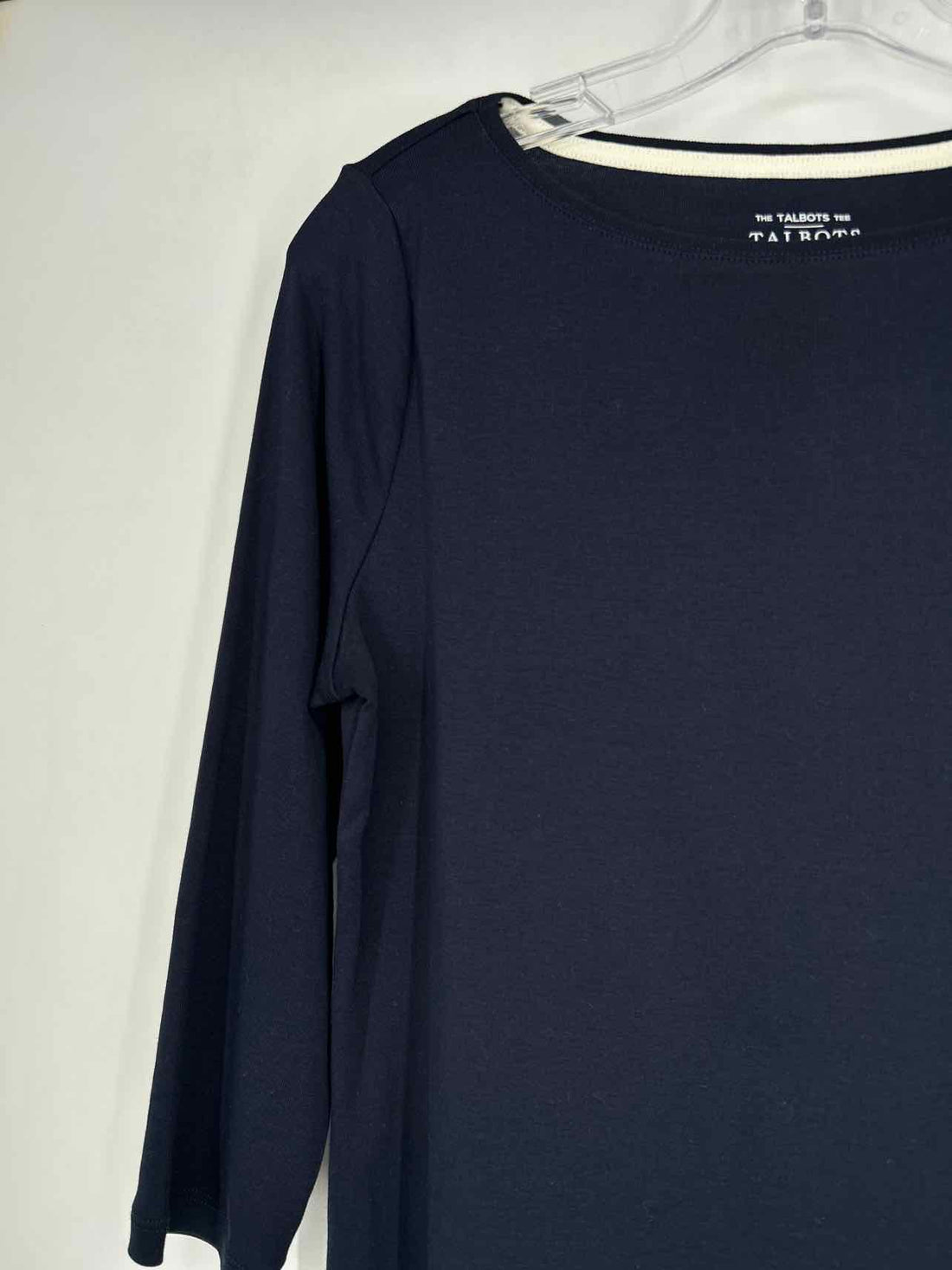 Talbots Size MP Navy Long Sleeve