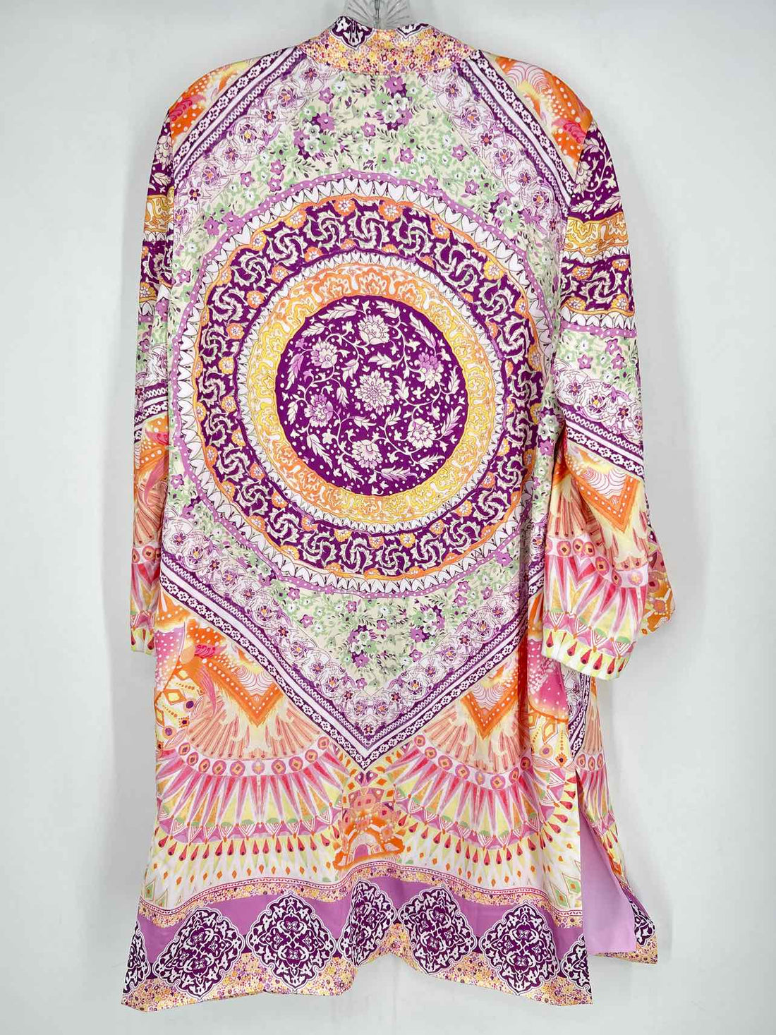 Chicos Size 2 (12) Purple Print Kimono