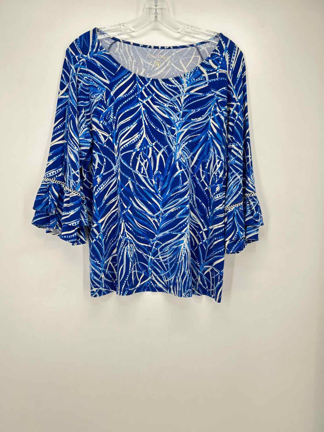 Lilly Pulitzer Size L Dark Blue Print Long Sleeve