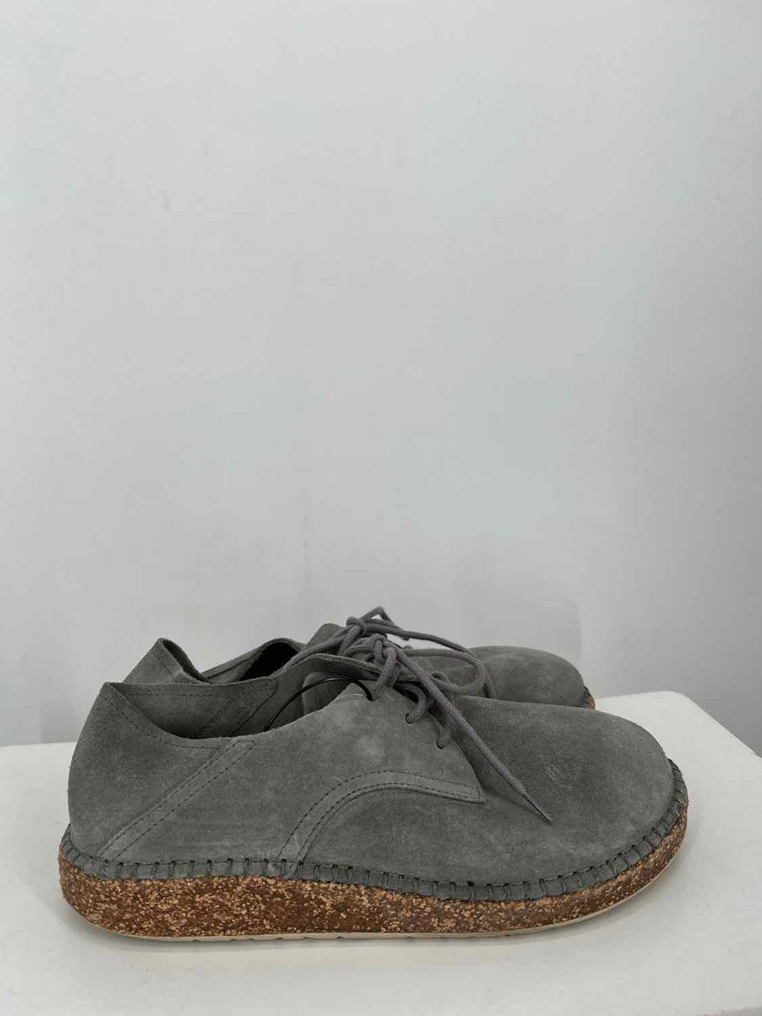 Birkenstock Women Size 38 Gray Suede Loafers