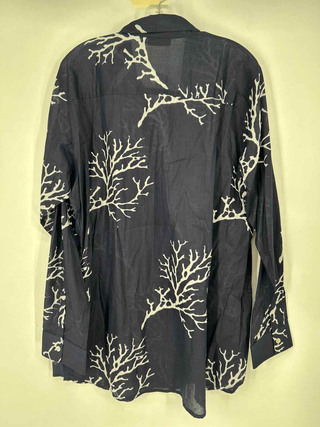 KikiSol Size XL Navy Print NWT Long Sleeve