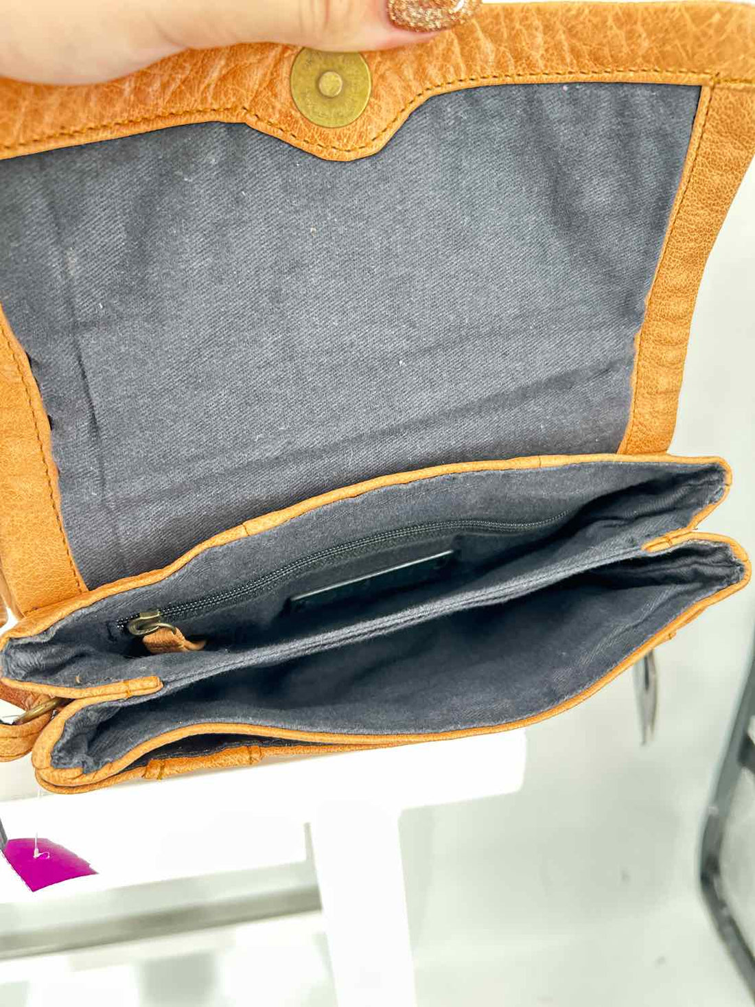 Day & Mood Brown Genuine Leather NWT Crossbody