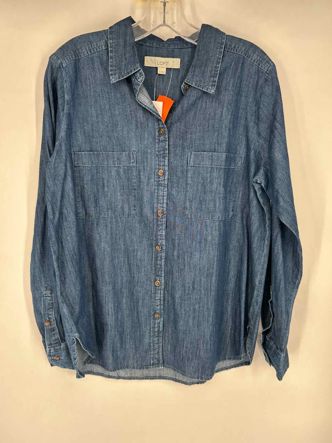 Loft Size M Chambray NWT Long Sleeve