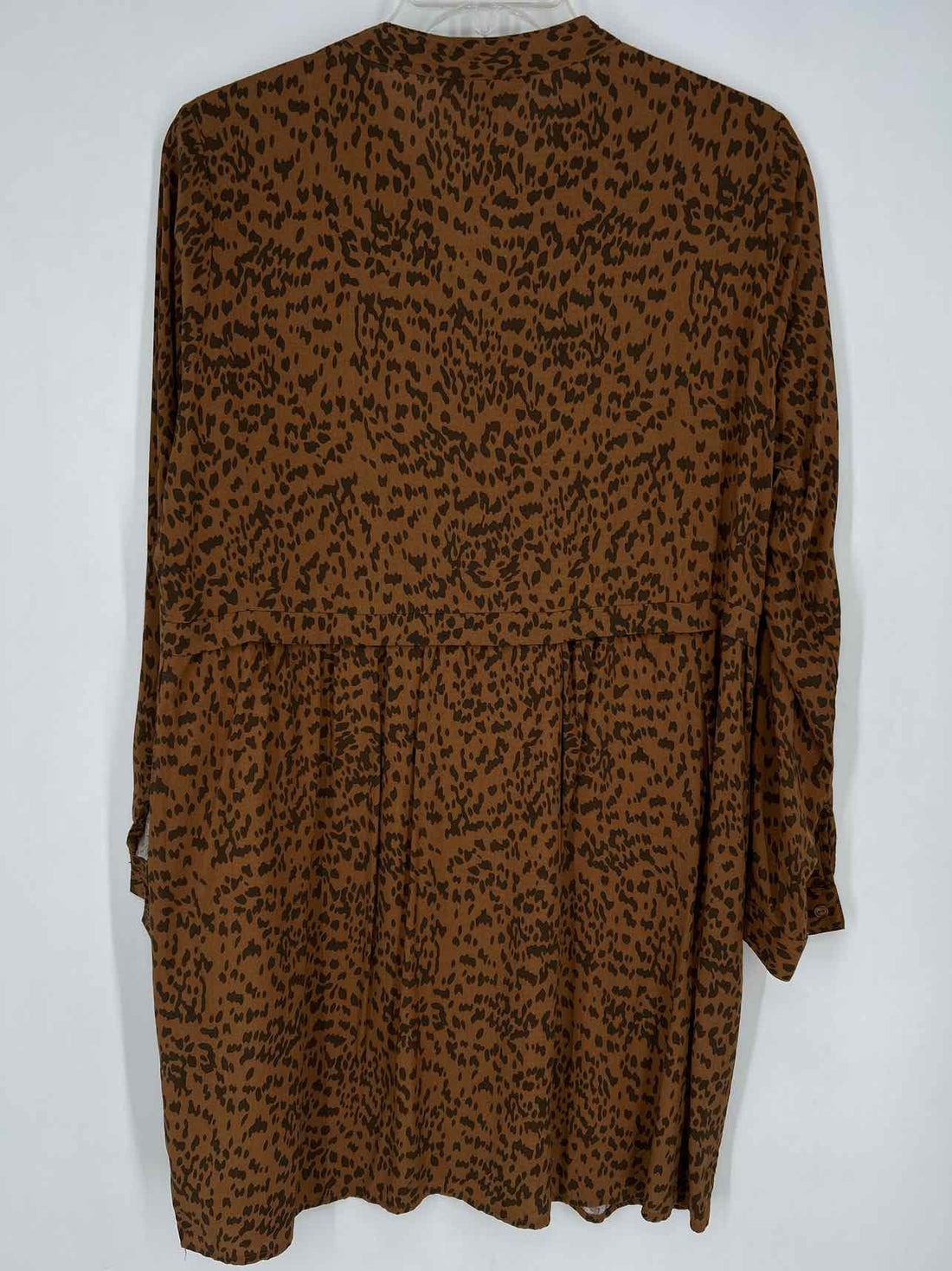 Velvet Heart Size L Leopard Long Sleeve Dress
