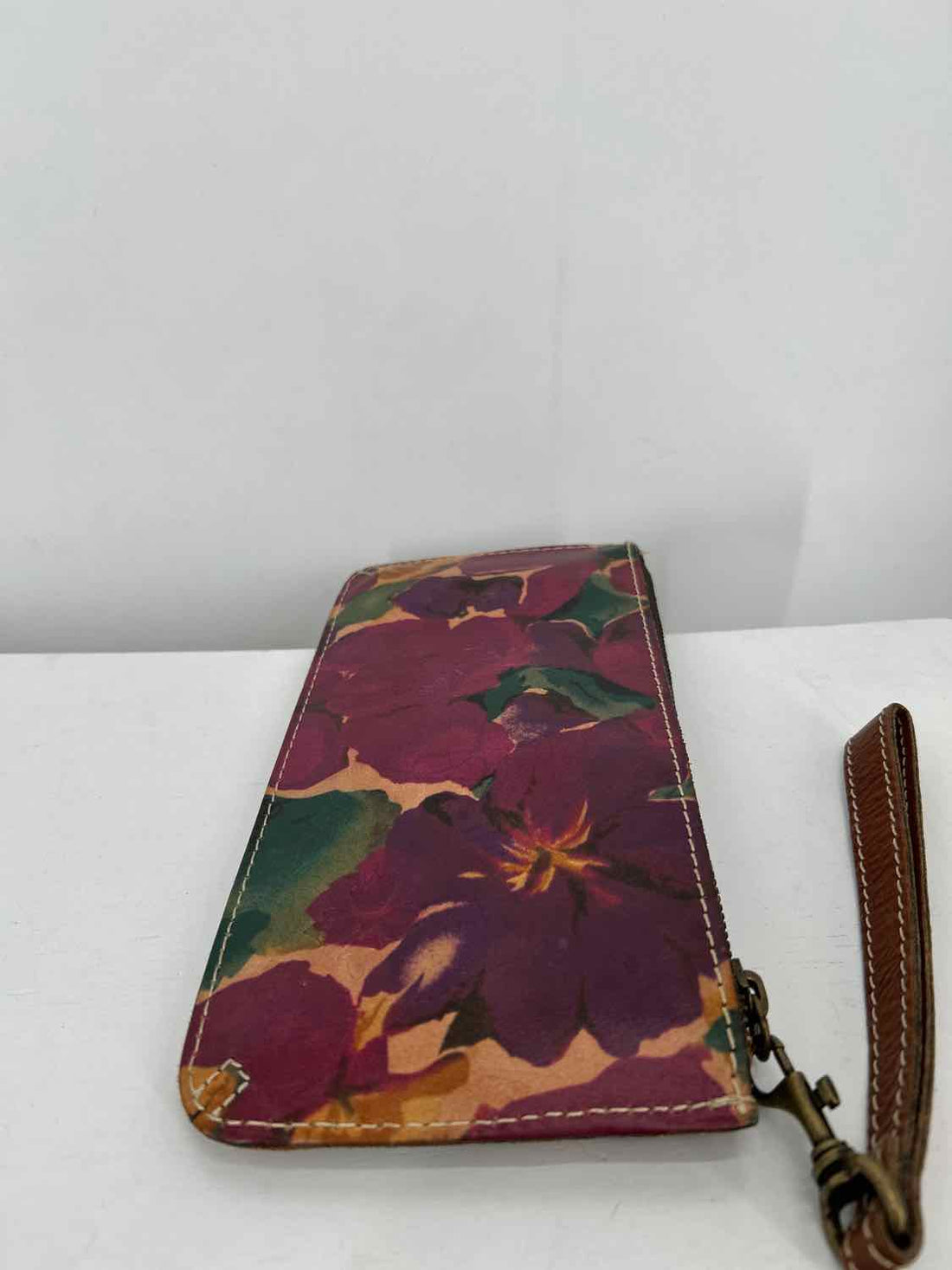 Patricia Nash Fuchsia Floral Leather Wallet