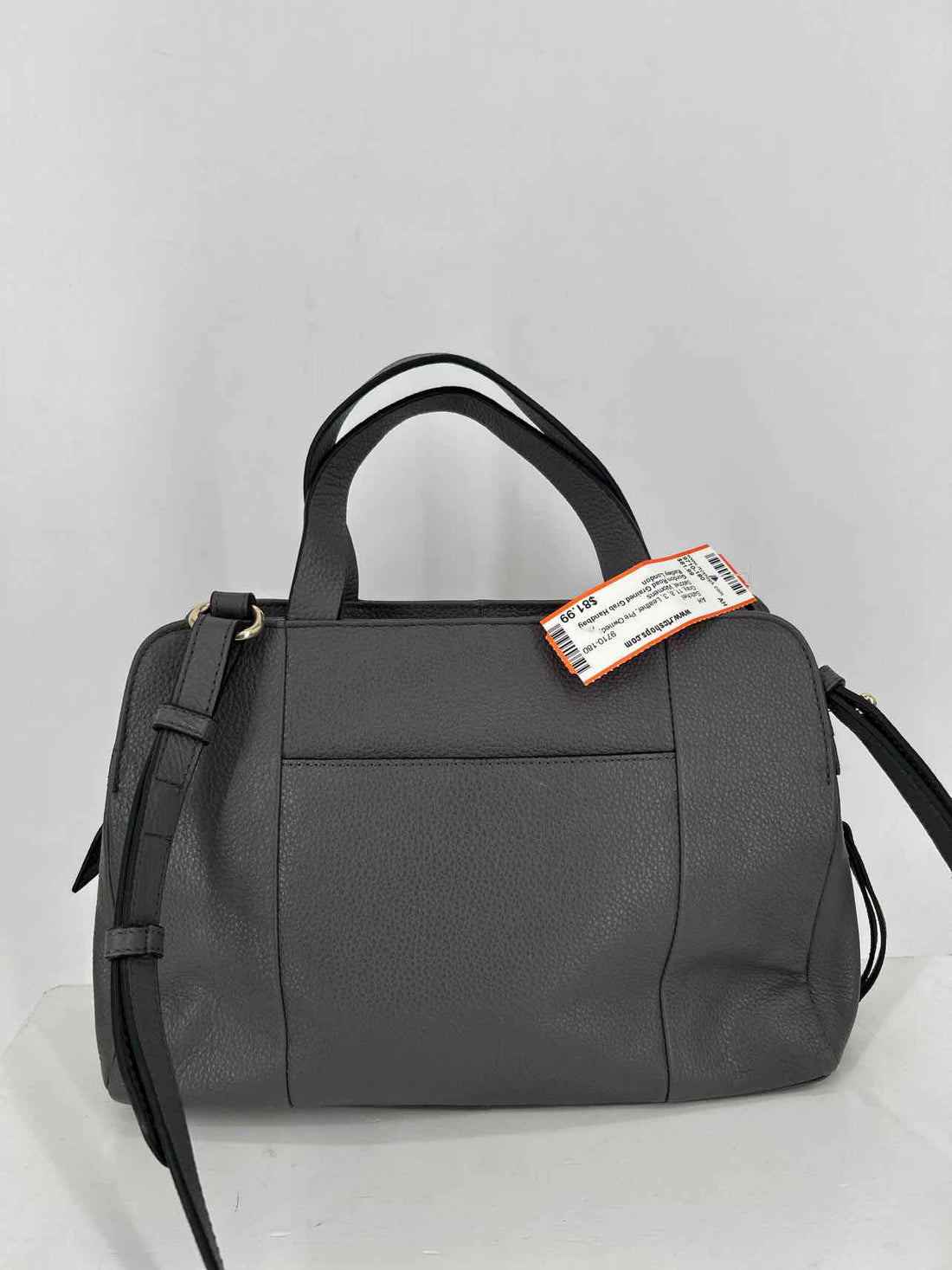 Radley London Gray Leather Pre Owned Satchel