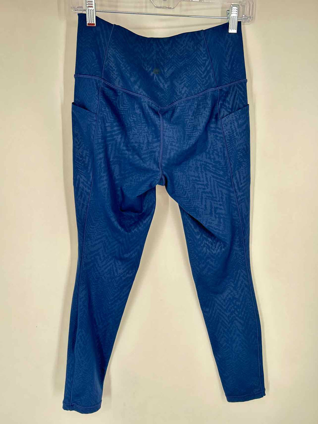 Athleta Size M Navy Print Active Leggings