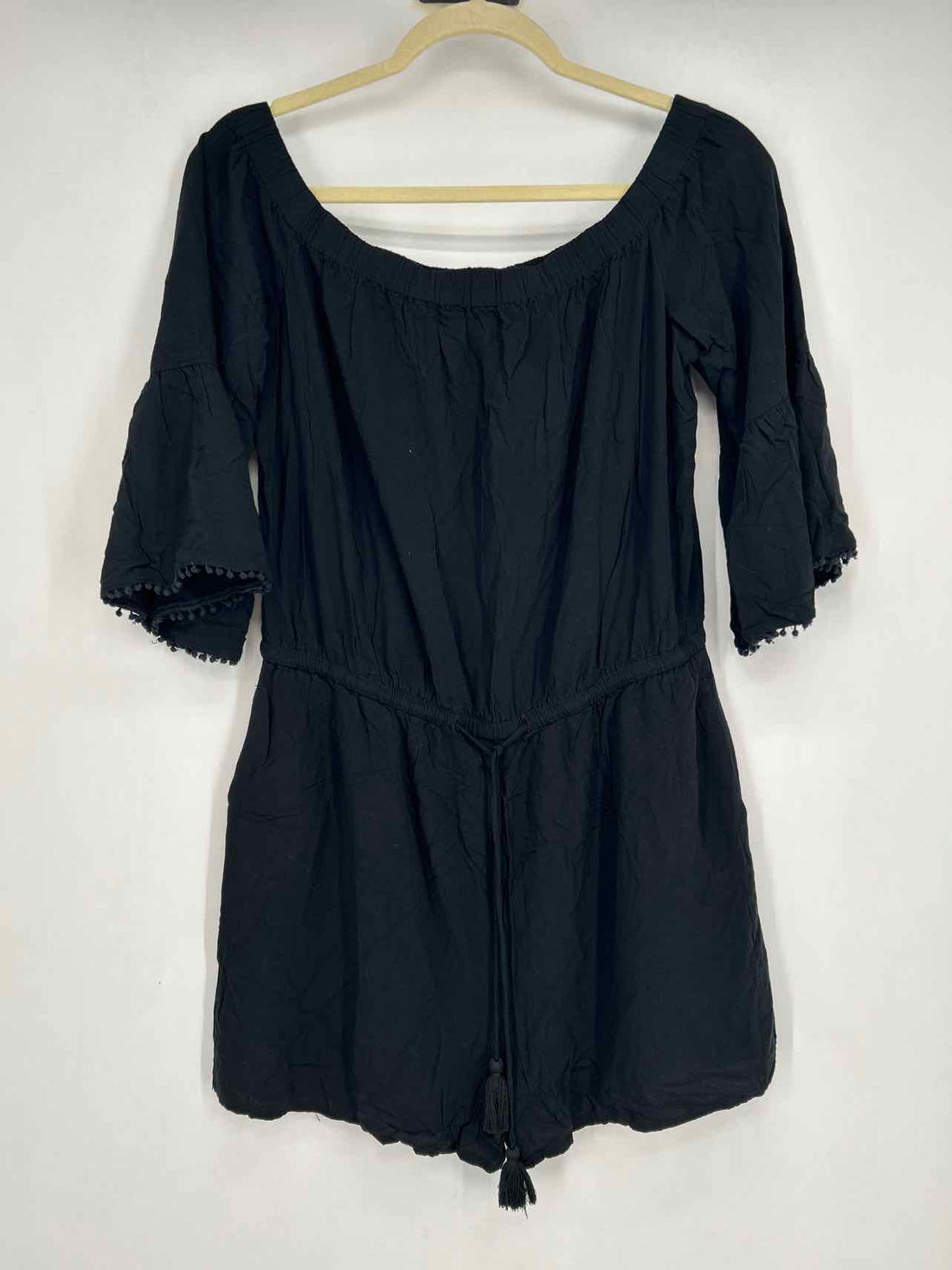 Loft Size MP Black Rompers