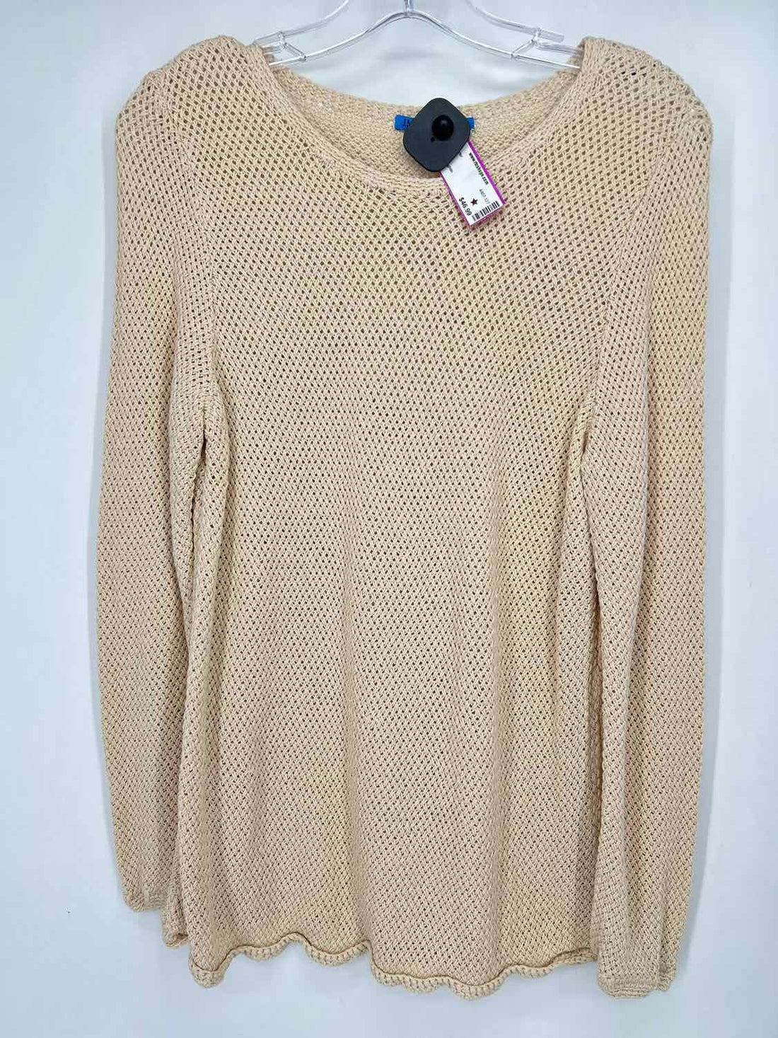 J McLaughlin Size L Cream Sweater