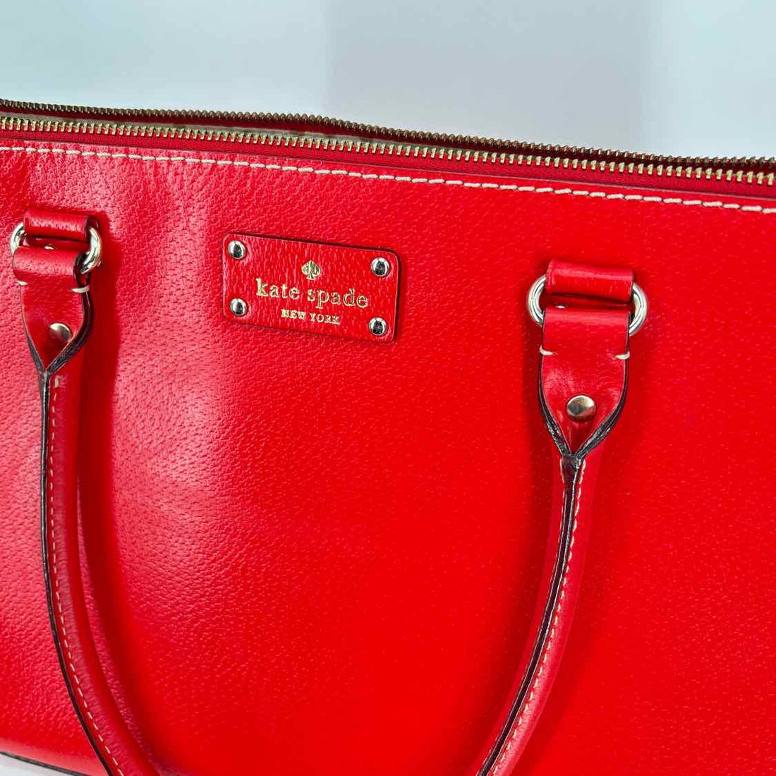 Kate Spade Red Leather Tote