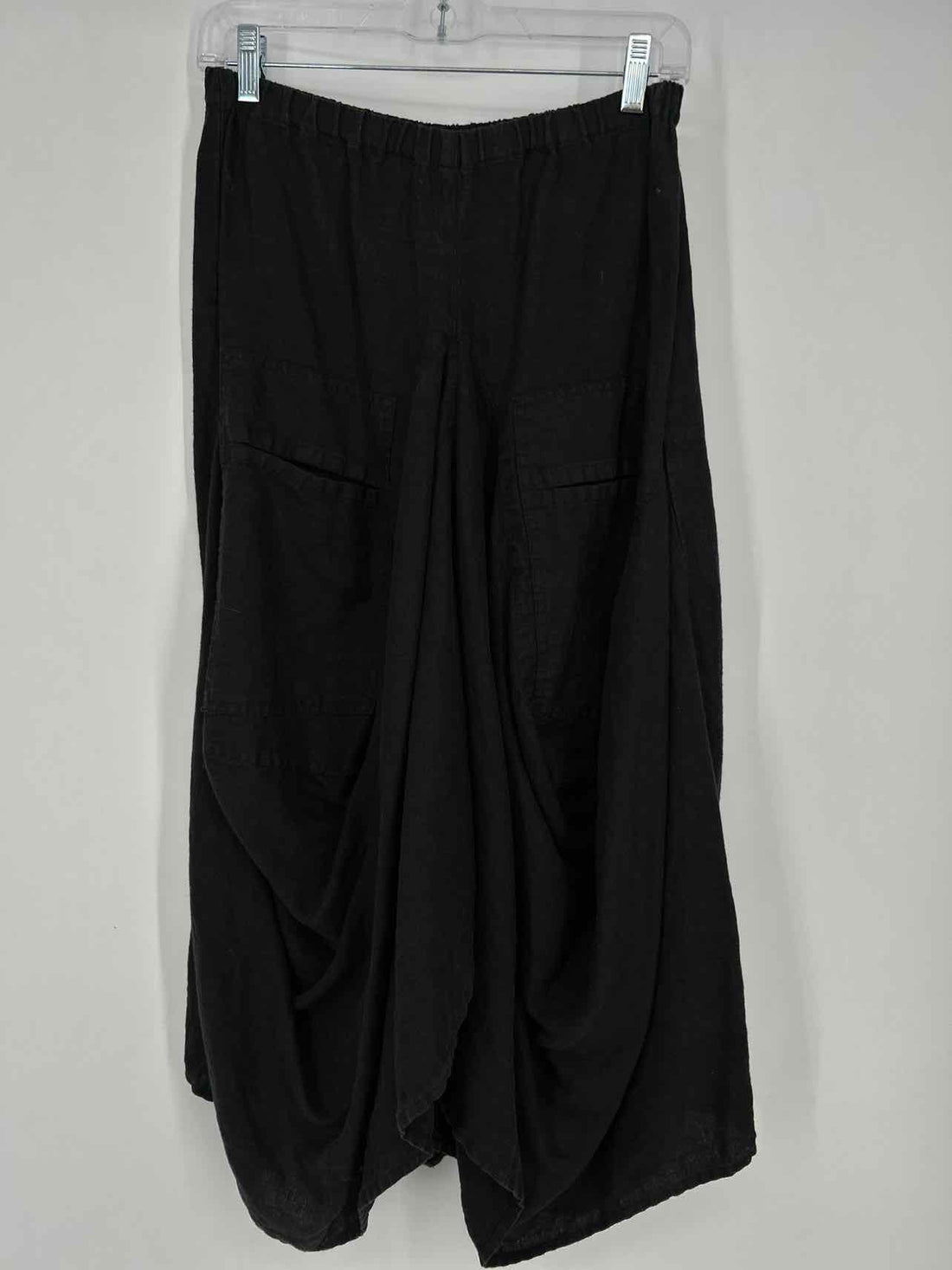 Yuvita Size XS Black Linen Skirts