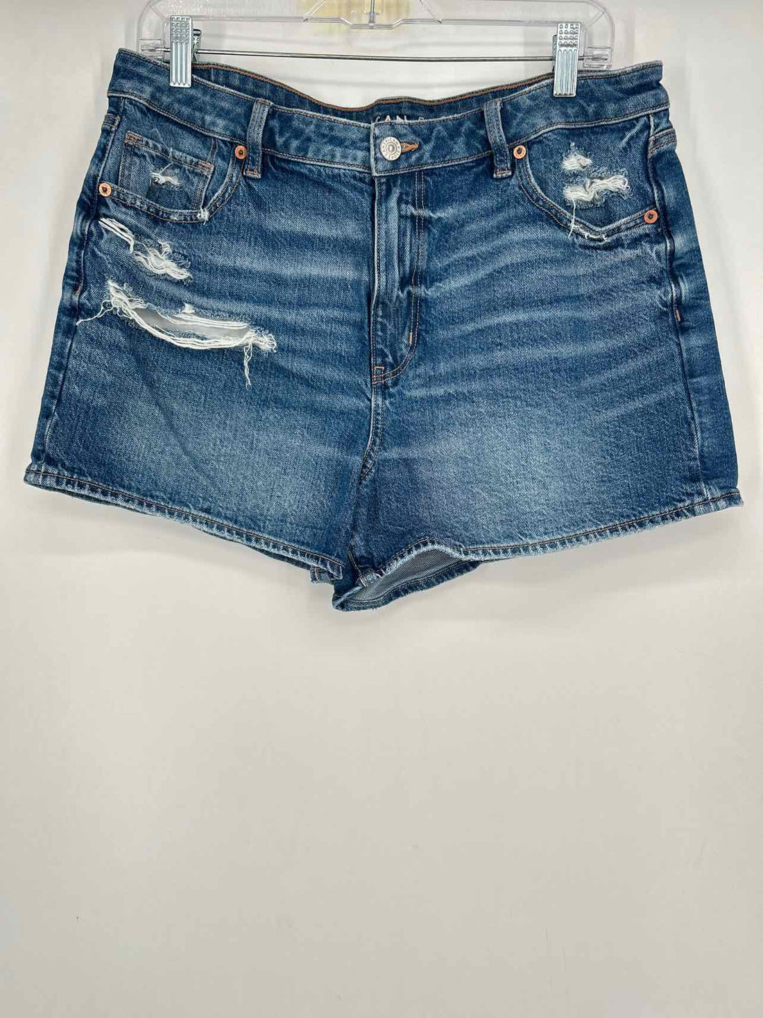 American Eagle Size 14 Denim Distressed Shorts