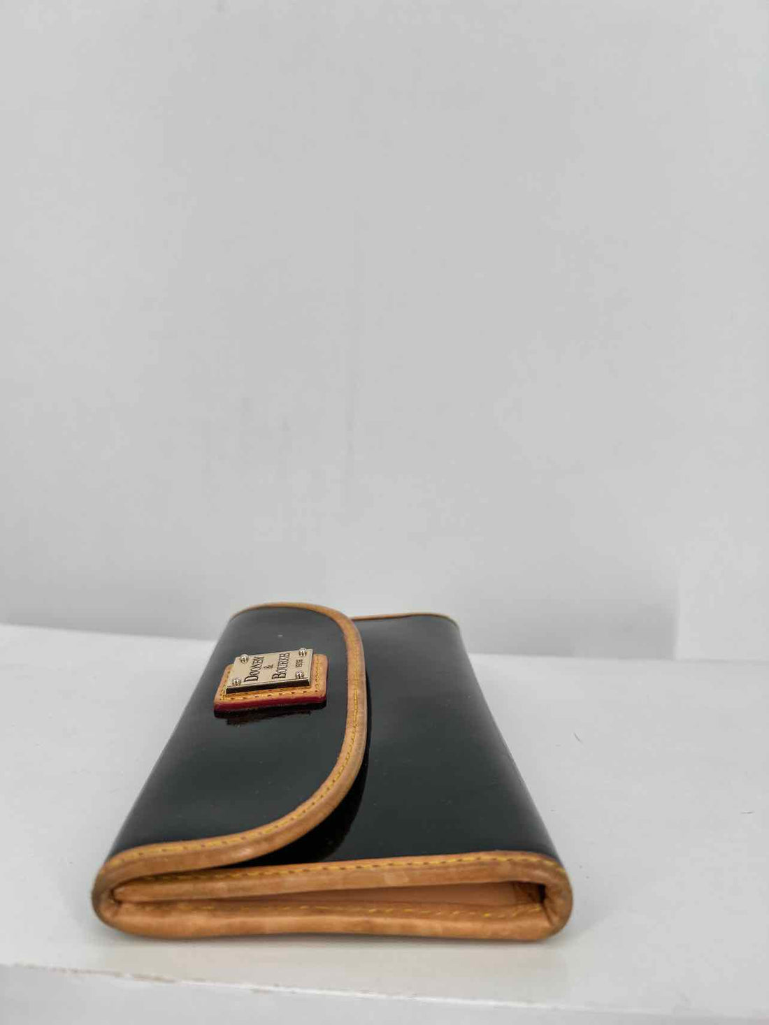 Dooney & Bourke Black Patent Leather Vintage Wallet