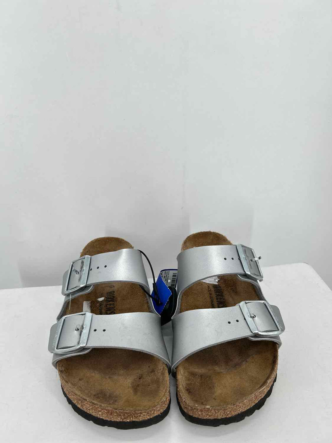 Birkenstock Women Size 38(7) Silver Sandals