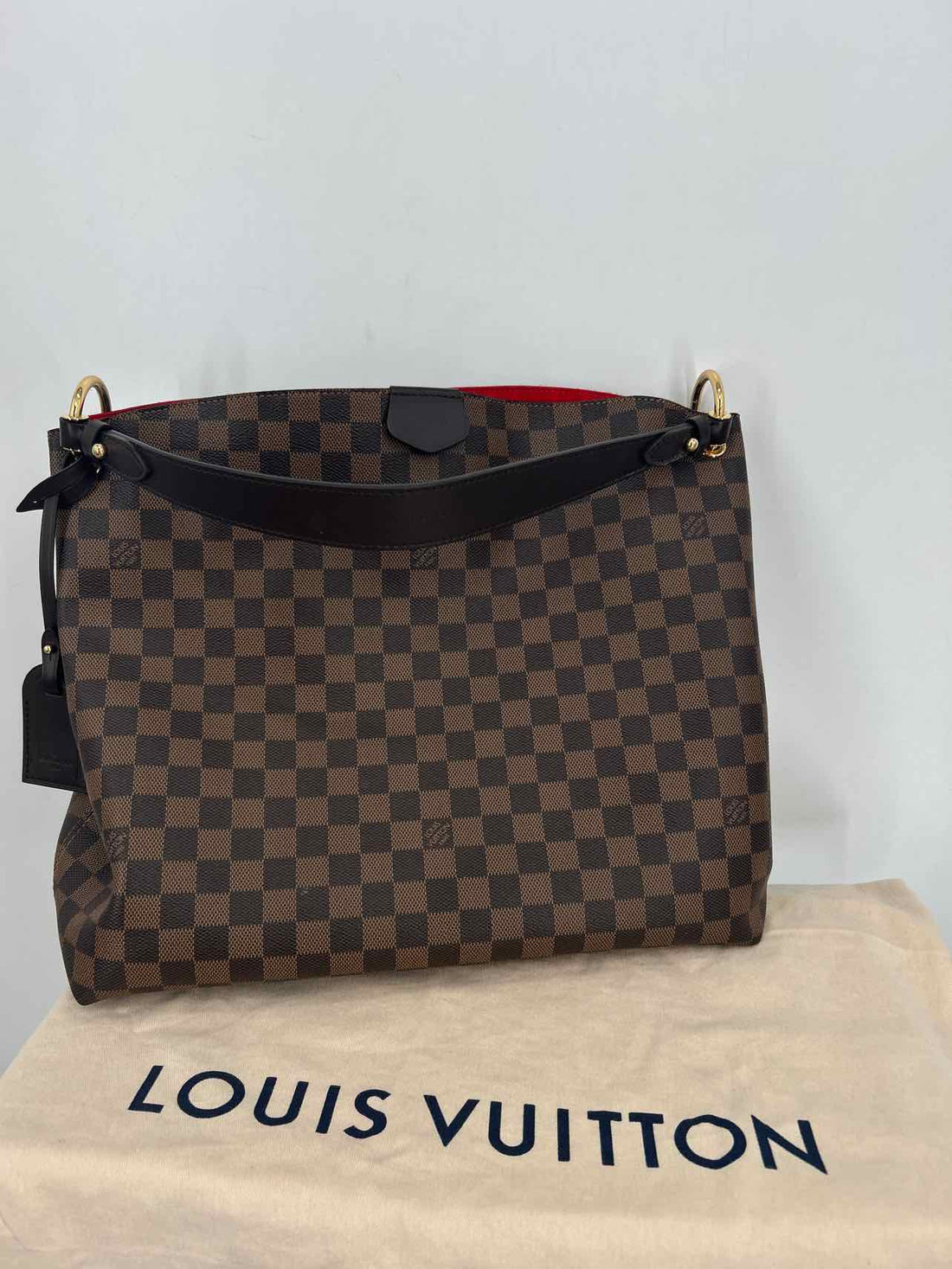 Louis Vuitton Damier Ebene Coated Canvas Pre Owned LUXURY