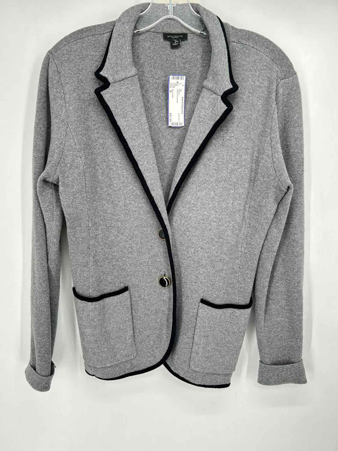 Ann Taylor Size M Gray Blazer