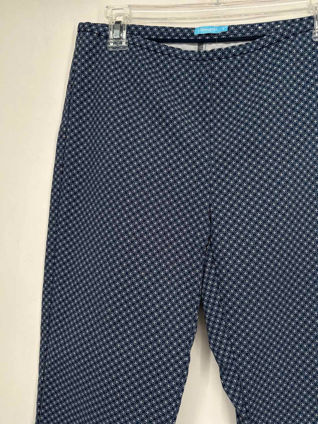 J McLaughlin Size 6 Navy Print Pants