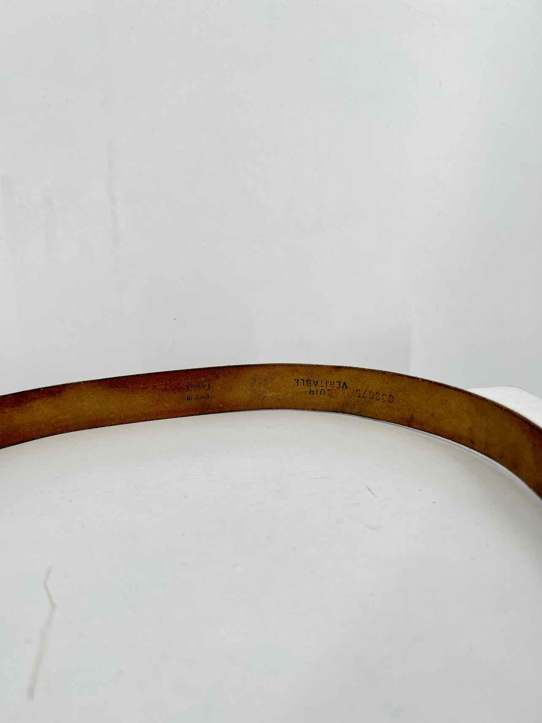 Made in France Size S Leather Cognac Vintage Belts
