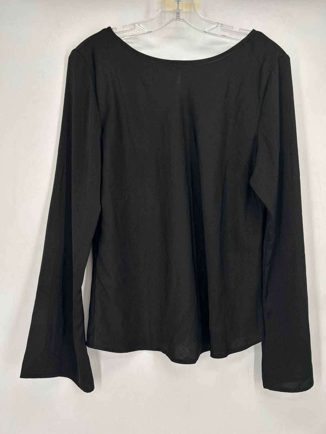 Gap Size M Black Satin Long Sleeve