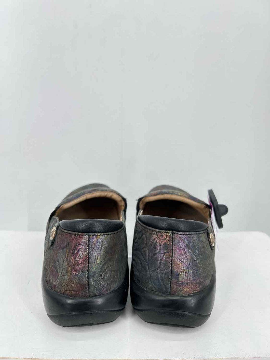 Alegria Women Size 39 Gray Multi Color Clogs