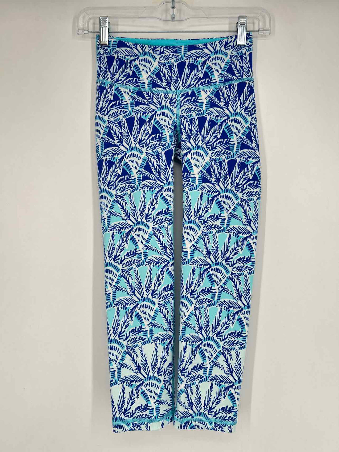 Lilly Pulitzer Luxletic Size XXS Blue Print Lilly Pulitzer Luxletic Leggings
