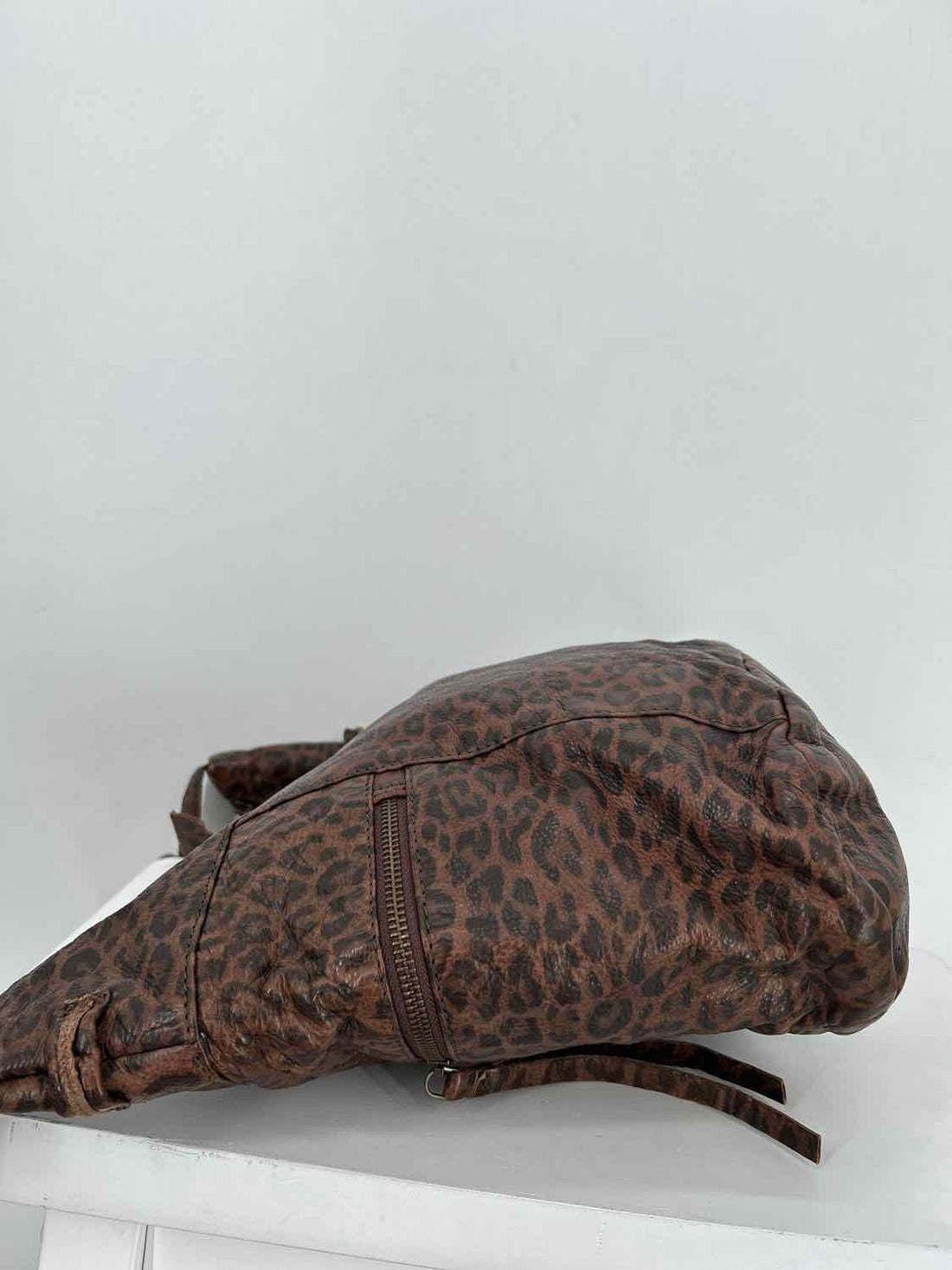 Frye & Co Brown Leopard NWT Jolie Hobo