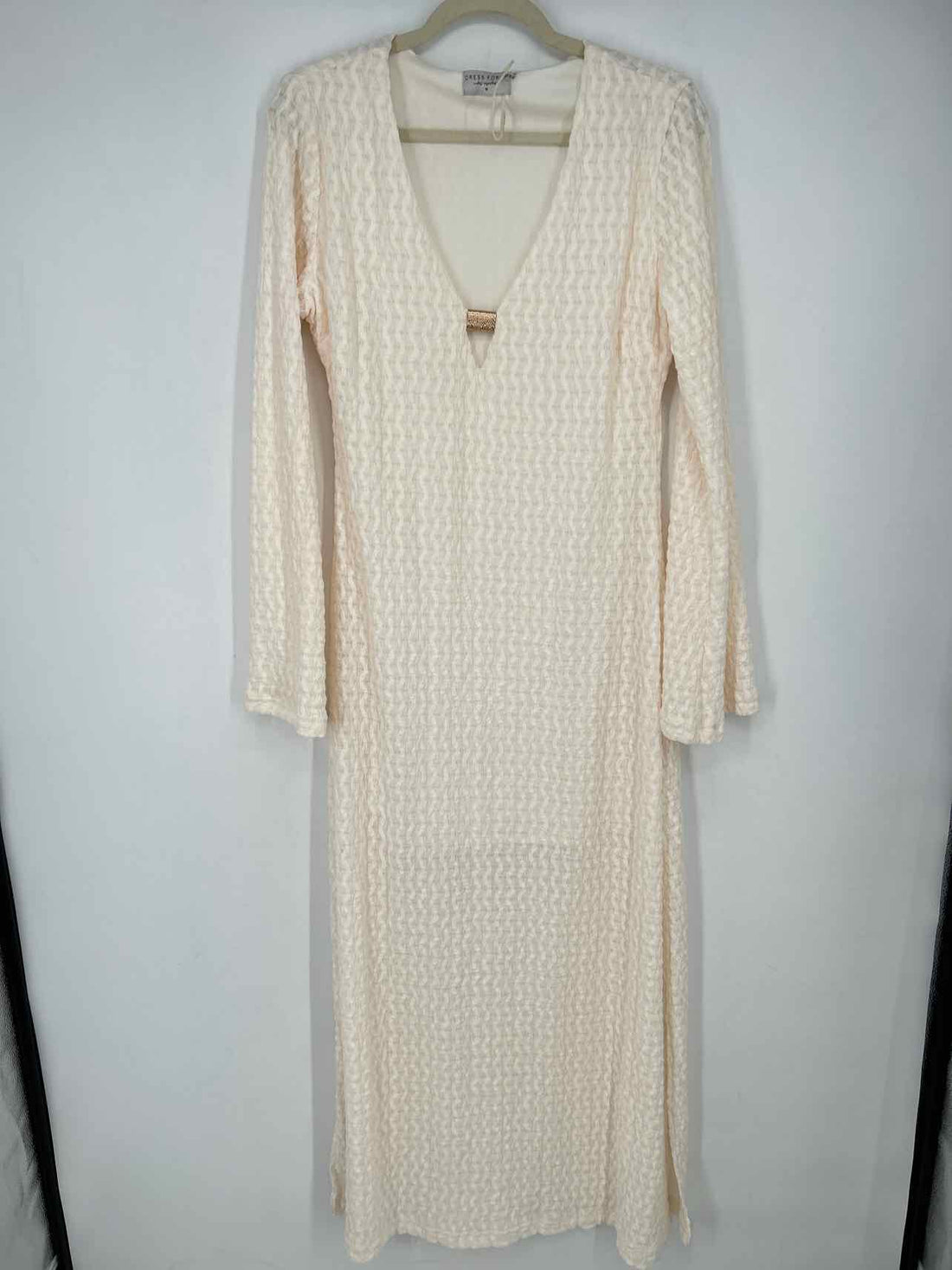 Dress Forum M Ivory Textured New Boutique Dress a