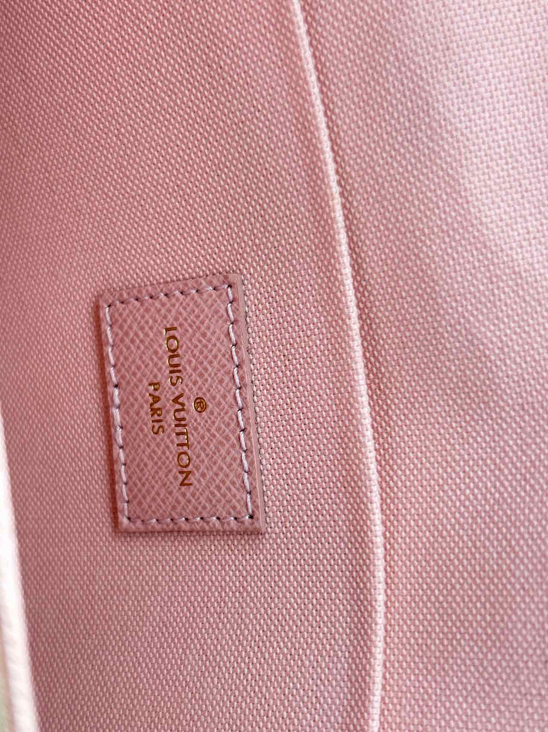 Louis Vuitton Felicie Pouchette GM Damier Azur Coated Canvas Like New LUXURY