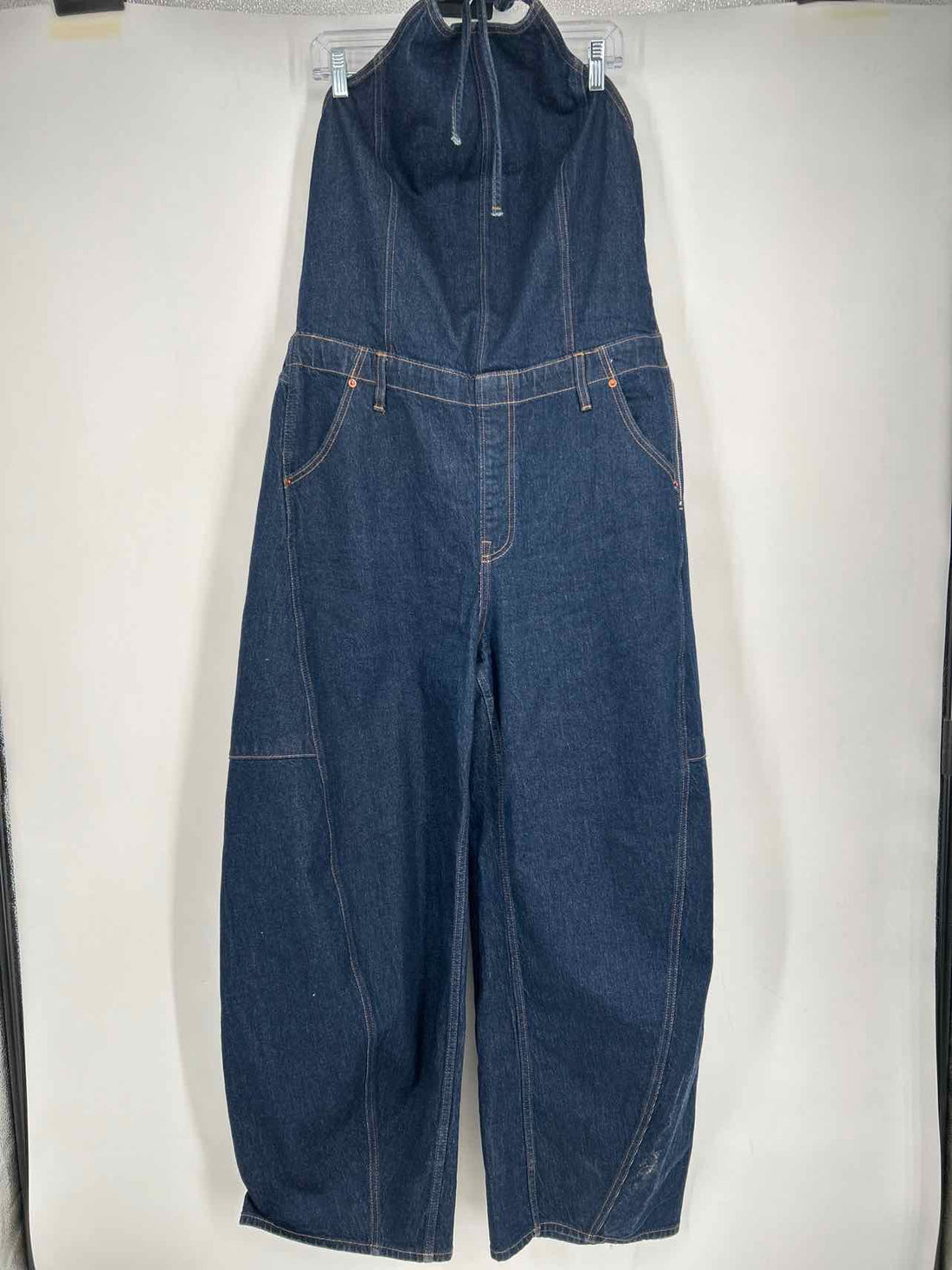 Abercrombie & Fitch Size XL Dark Wash Denim Jumpsuit