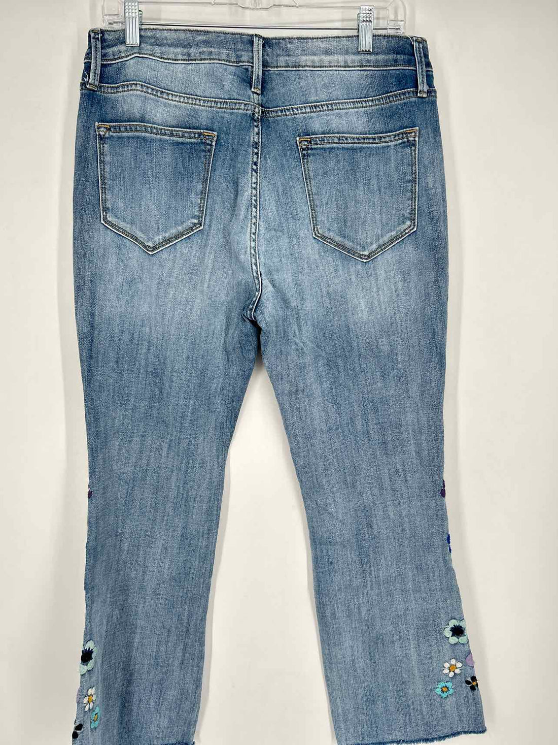 Driftwood Size 31 Denim Floral Embroidered Jeans