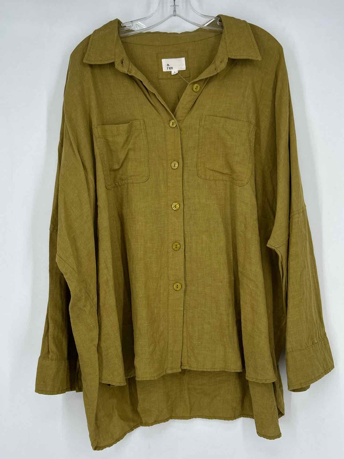 A. Ren Size L Green Long Sleeve