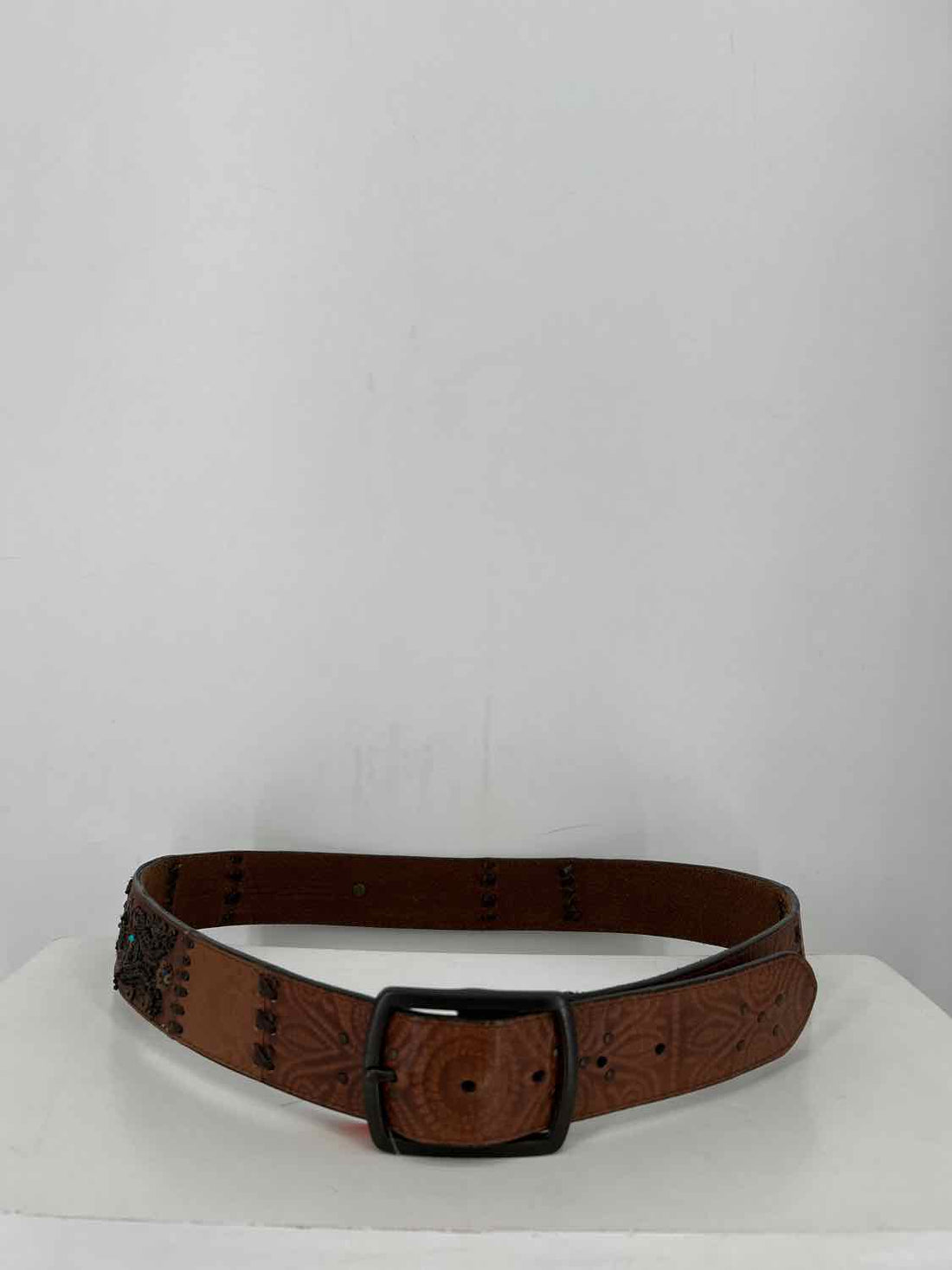 Fossil Size L Brown Belts