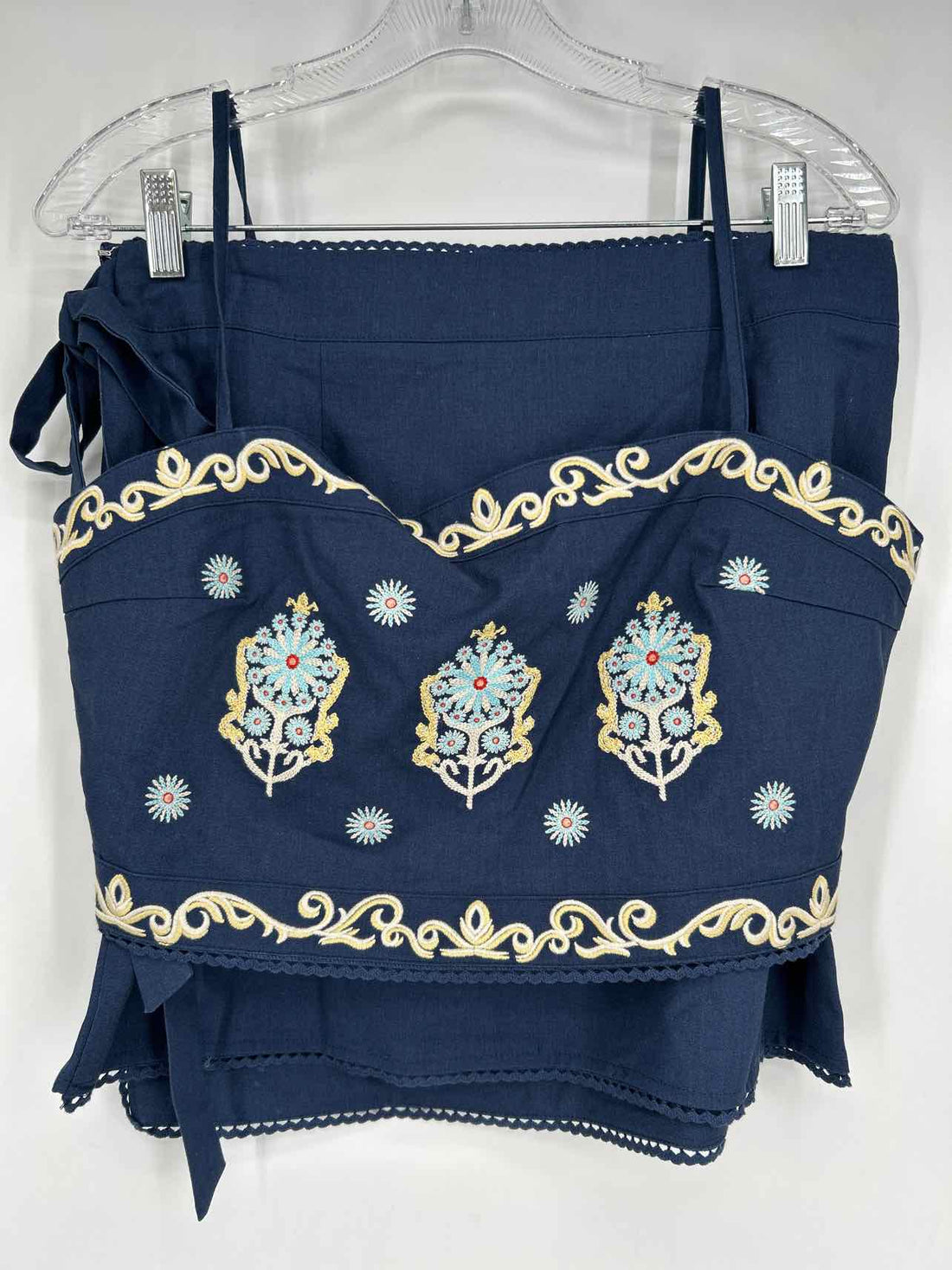 Jacquie The Label Size L Navy Embroidered Multi-Piece Set