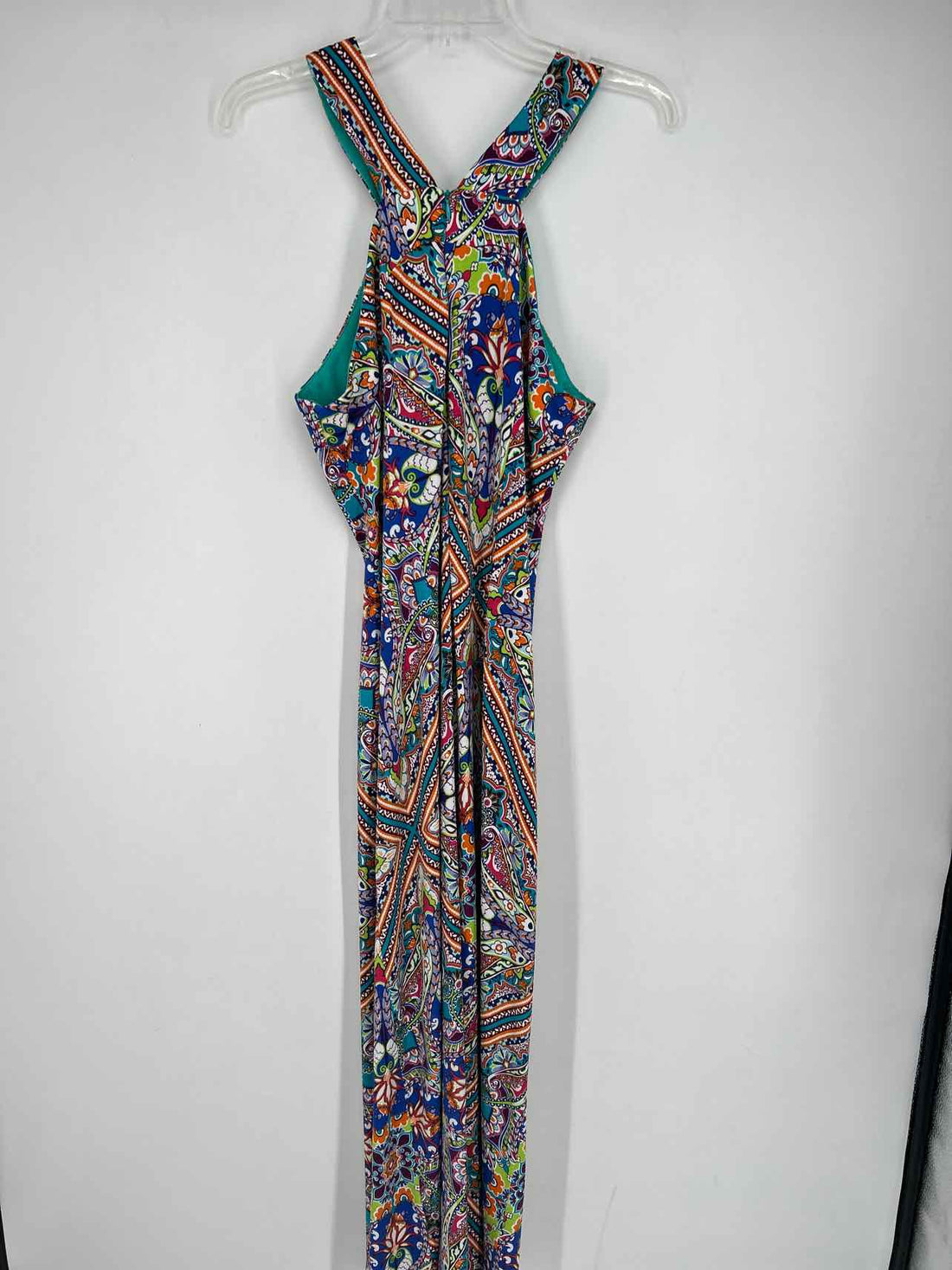 Cupio Size L Teal Print NWT Dress
