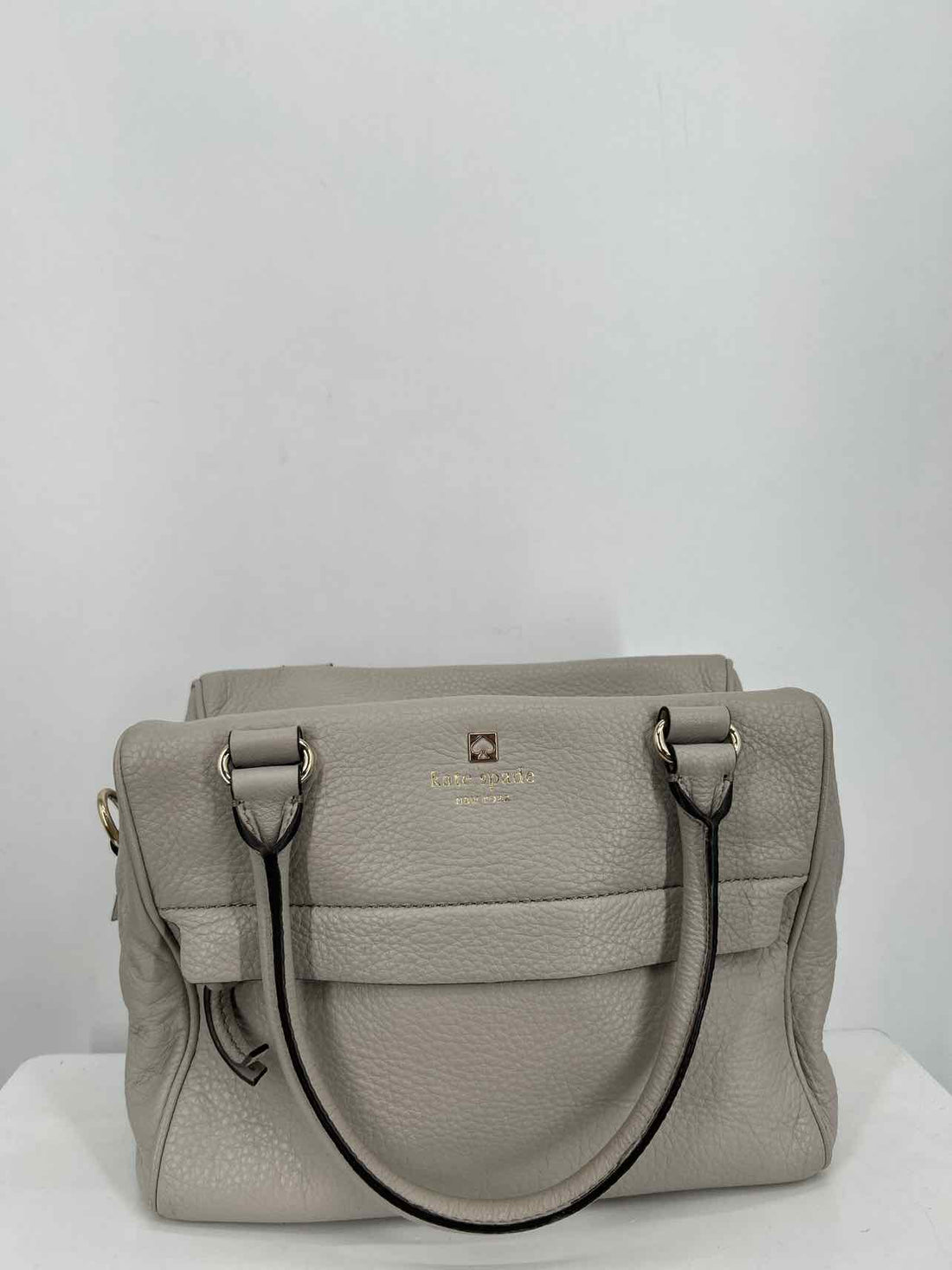 Kate Spade Gray Pebbled Leather Crossbody