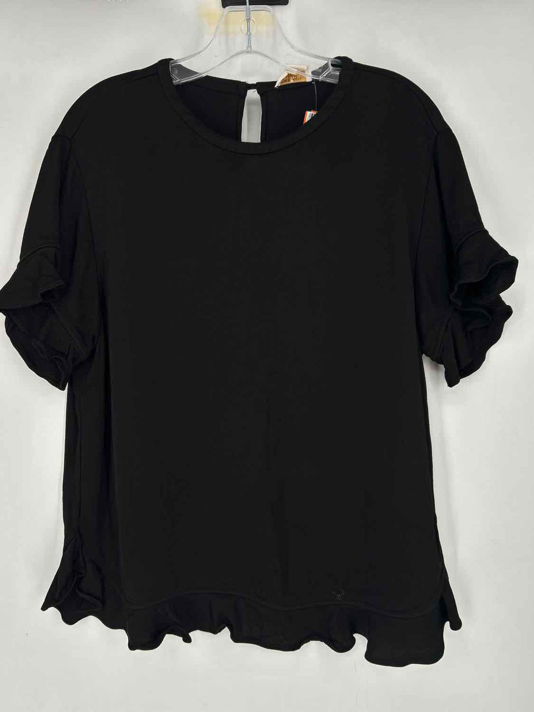 Kate Spade Size L Black Short Sleeve