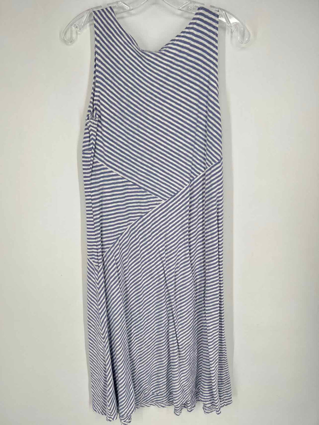 Cut Loose Size S Blue & White Striped Sleeveless Dress