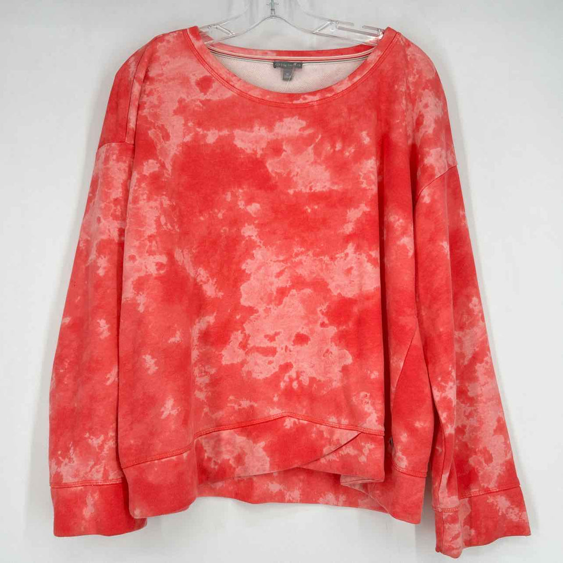 T By Talbots Size XL Pink Tie Dye Sweatshirt