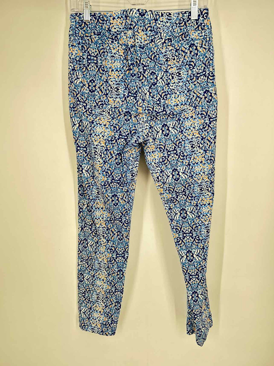 Soft Surroundings Size M Blue Print Pants