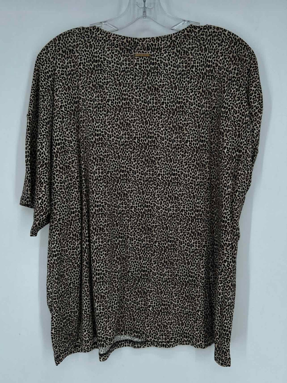 Michael Kors Size XL Leopard Short Sleeve