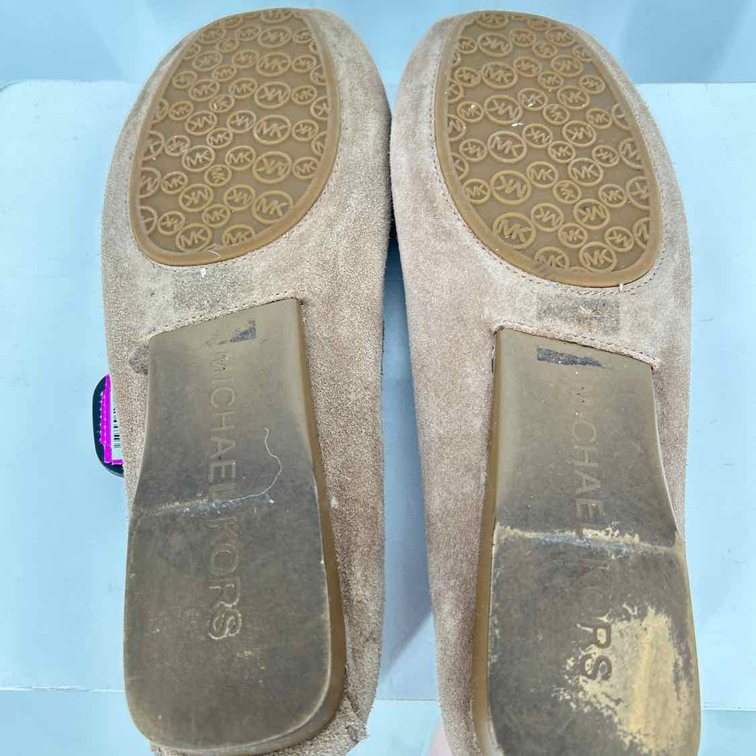 Michael Kors Women Size 10 Taupe Suede Loafers
