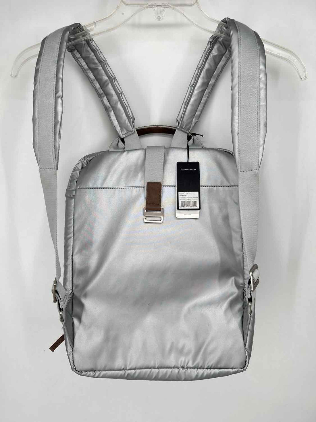 Senz Silver Nylon NWT Backpack