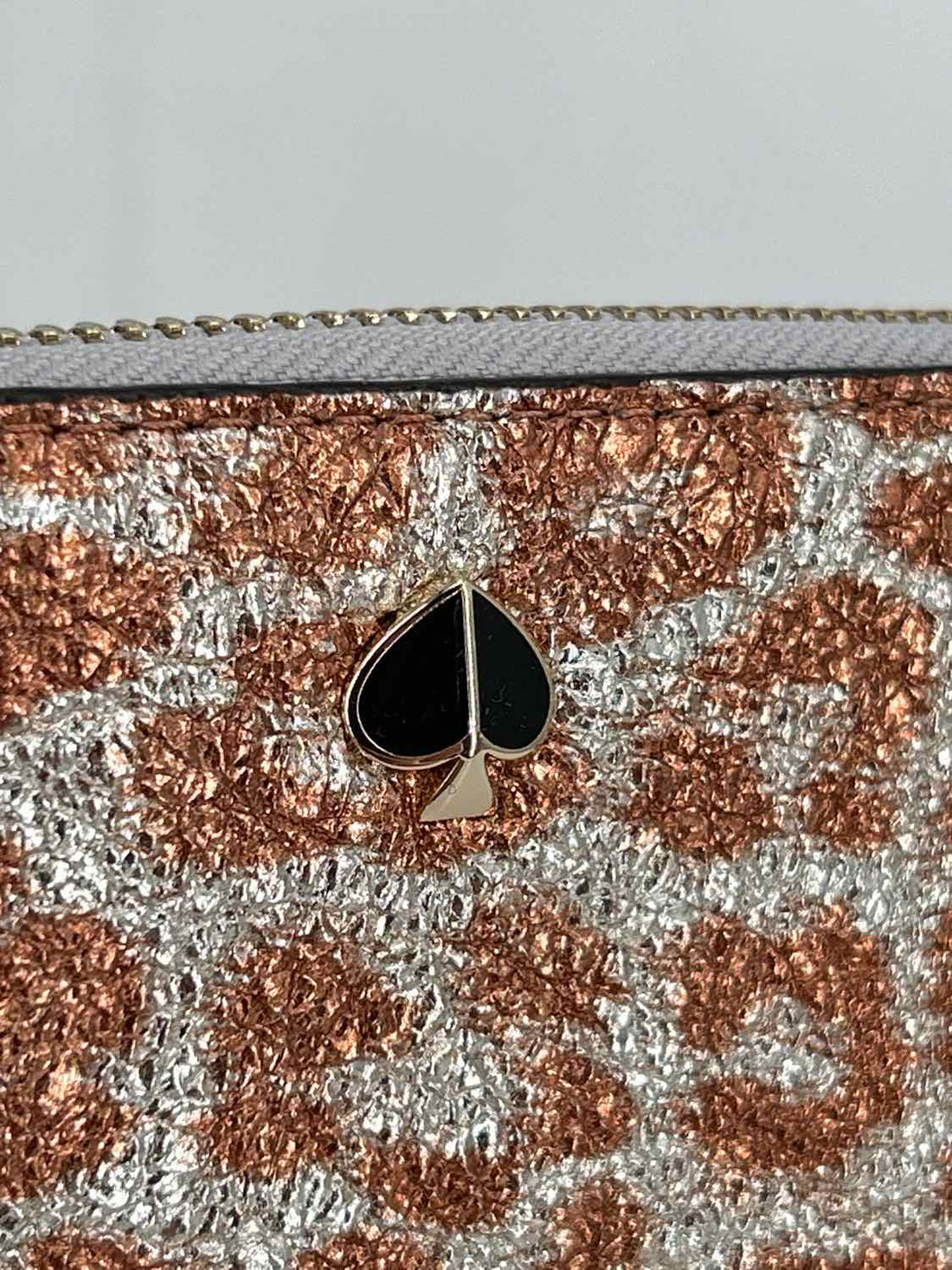 Kate Spade Leopard Metallic Rare Wallet